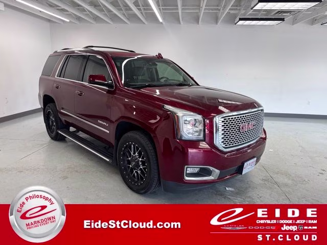 2017 Crimson Red Tintcoat GMC Yukon Denali 4X4 SUV