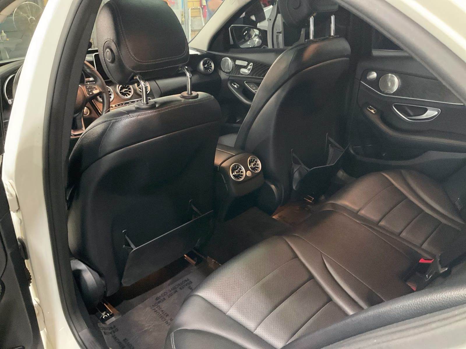2015 White Mercedes-Benz C-Class C 300 AWD Sedan