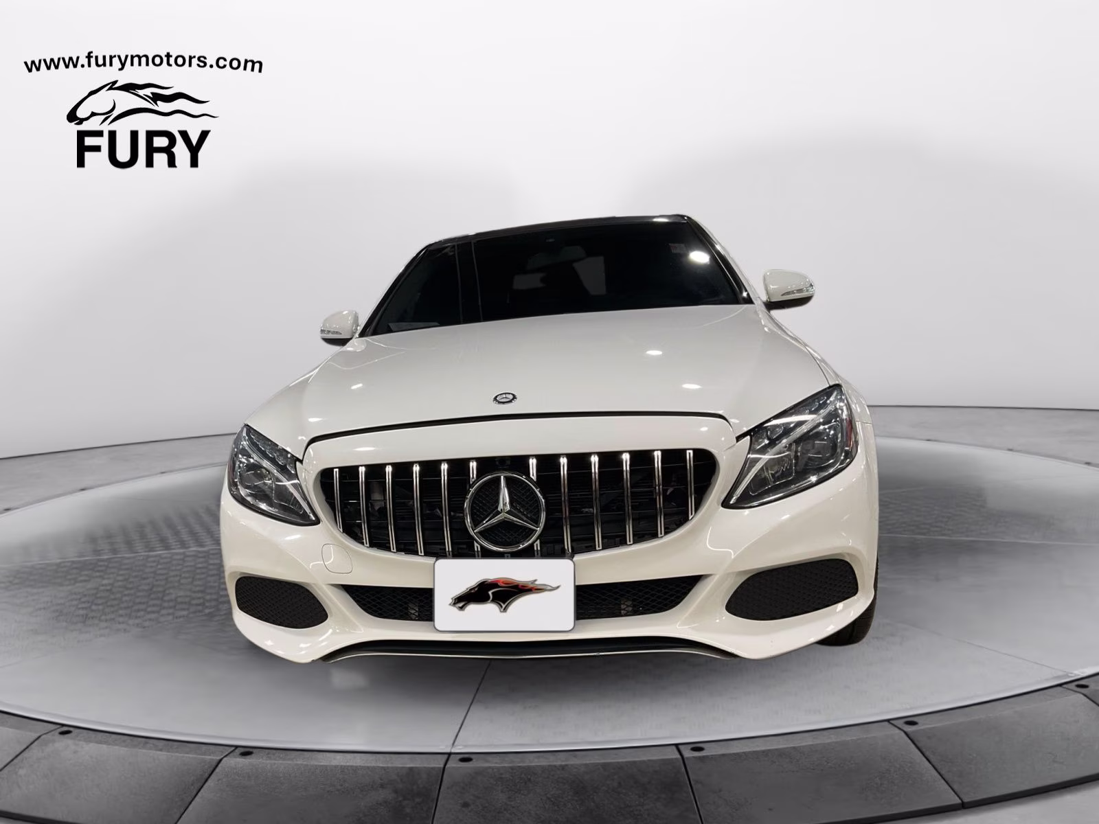 2015 White Mercedes-Benz C-Class C 300 AWD Sedan