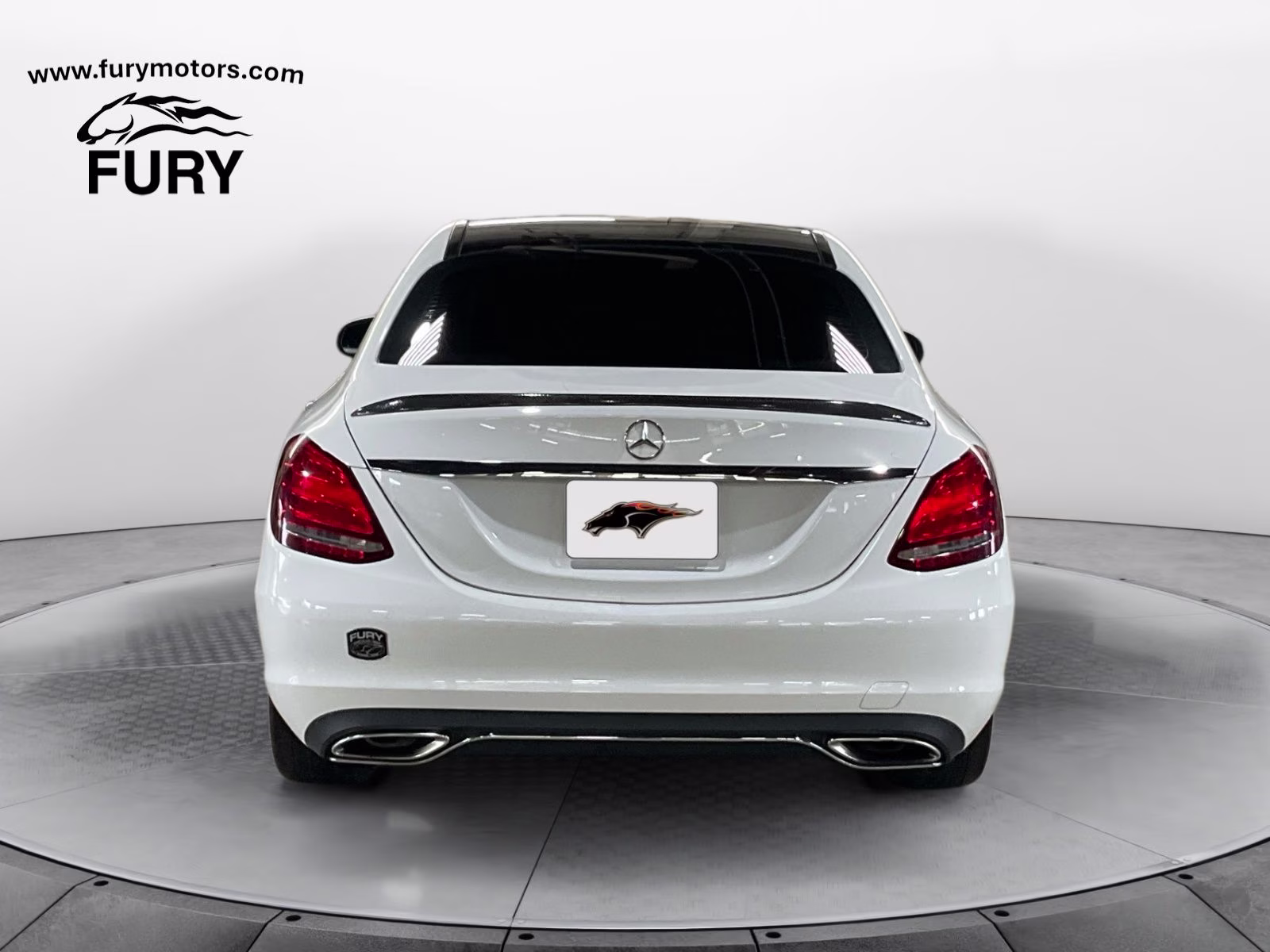 2015 White Mercedes-Benz C-Class C 300 AWD Sedan