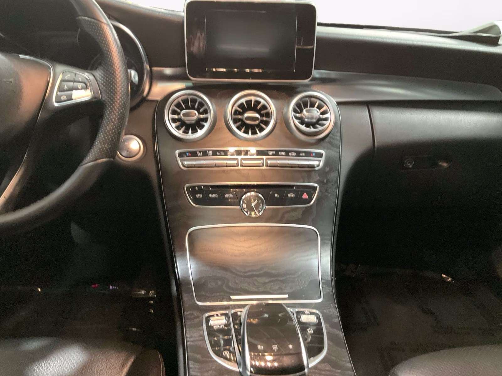 2015 White Mercedes-Benz C-Class C 300 AWD Sedan