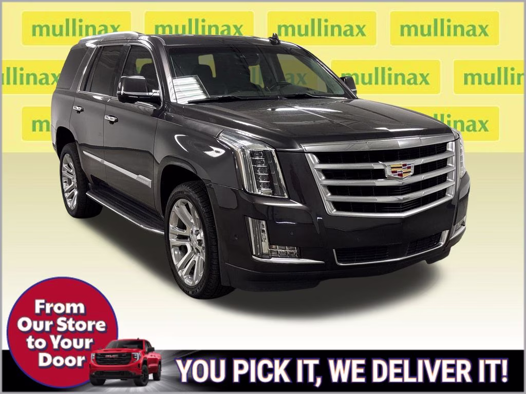 2018 Dark Granite Metallic Cadillac Escalade Premium Luxury RWD SUV