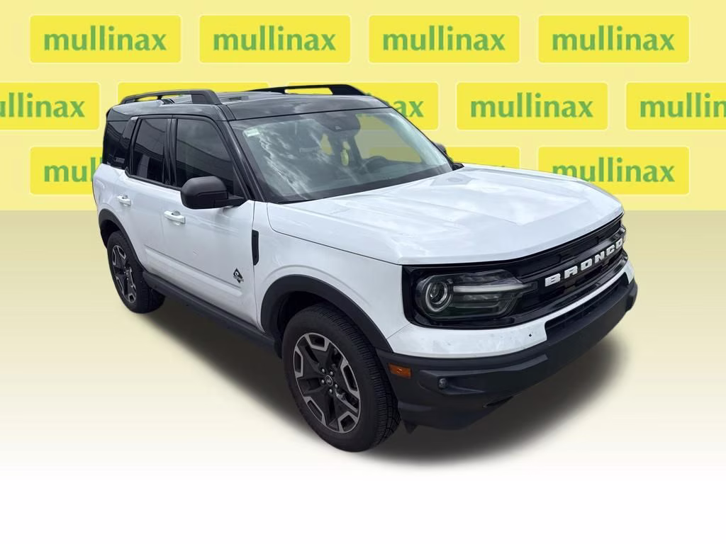 2021 Oxford White Ford Bronco Sport Outer Banks 4X4 SUV