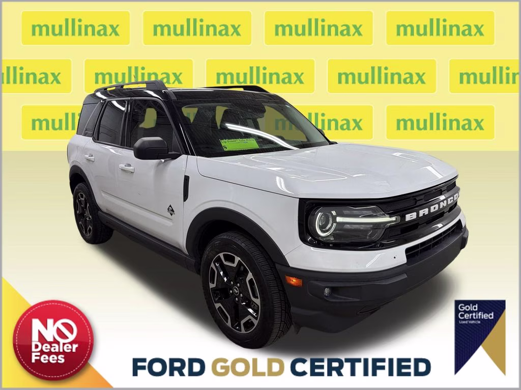 2021 Oxford White Ford Bronco Sport Outer Banks 4X4 SUV