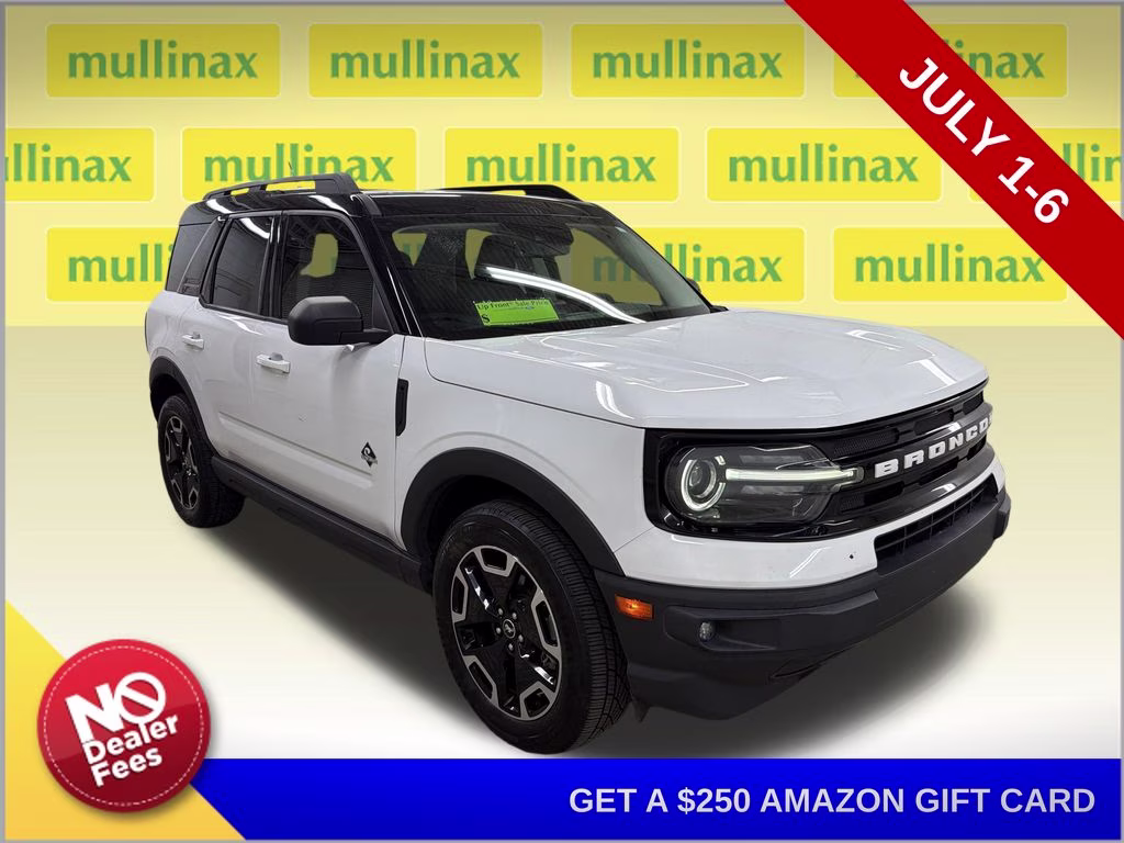 2021 Oxford White Ford Bronco Sport Outer Banks 4X4 SUV