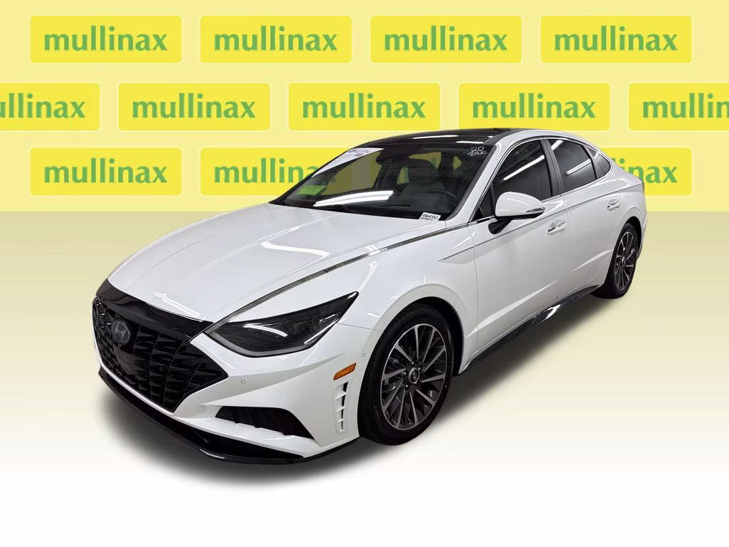 2020 Quartz White Hyundai Sonata Limited FWD Sedan