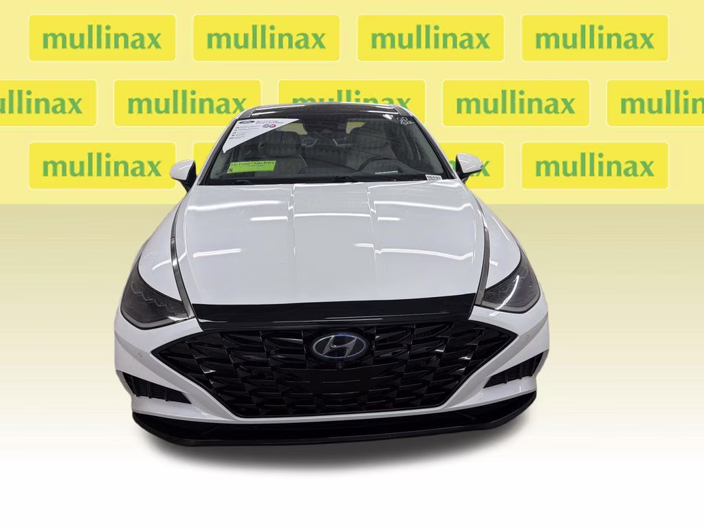 2020 Quartz White Hyundai Sonata Limited FWD Sedan