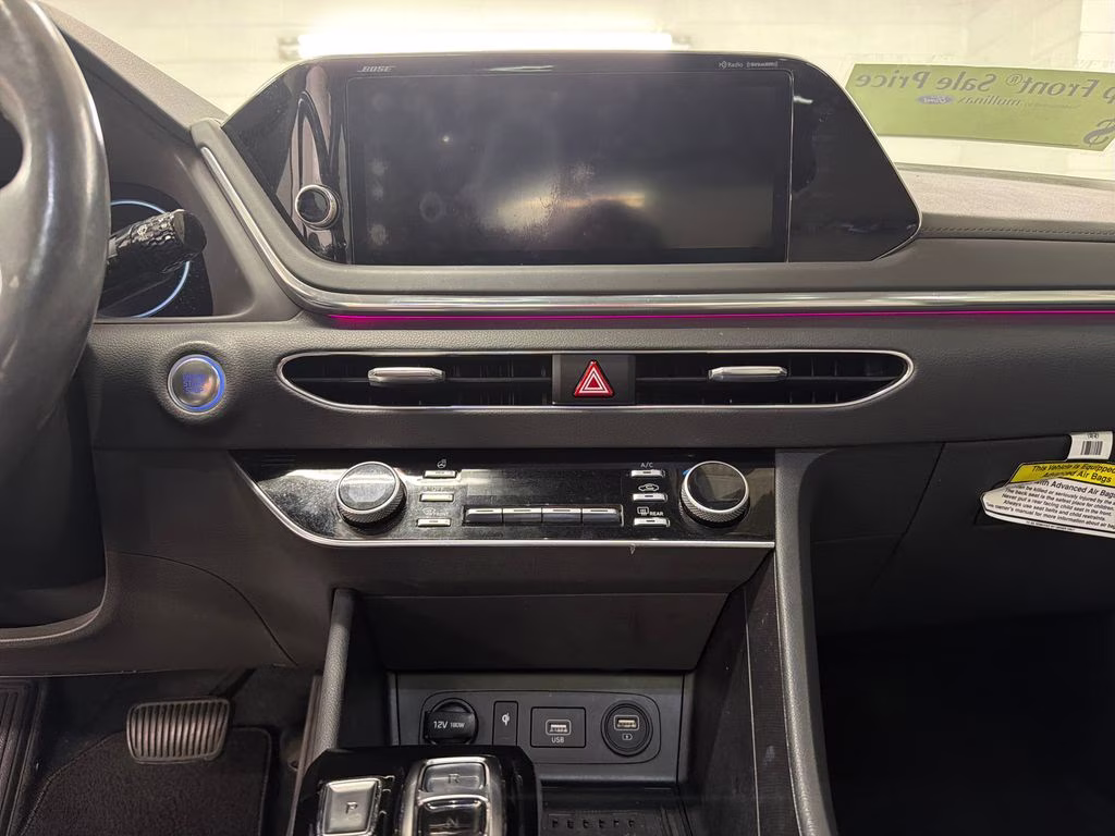 2020 Quartz White Hyundai Sonata Limited FWD Sedan