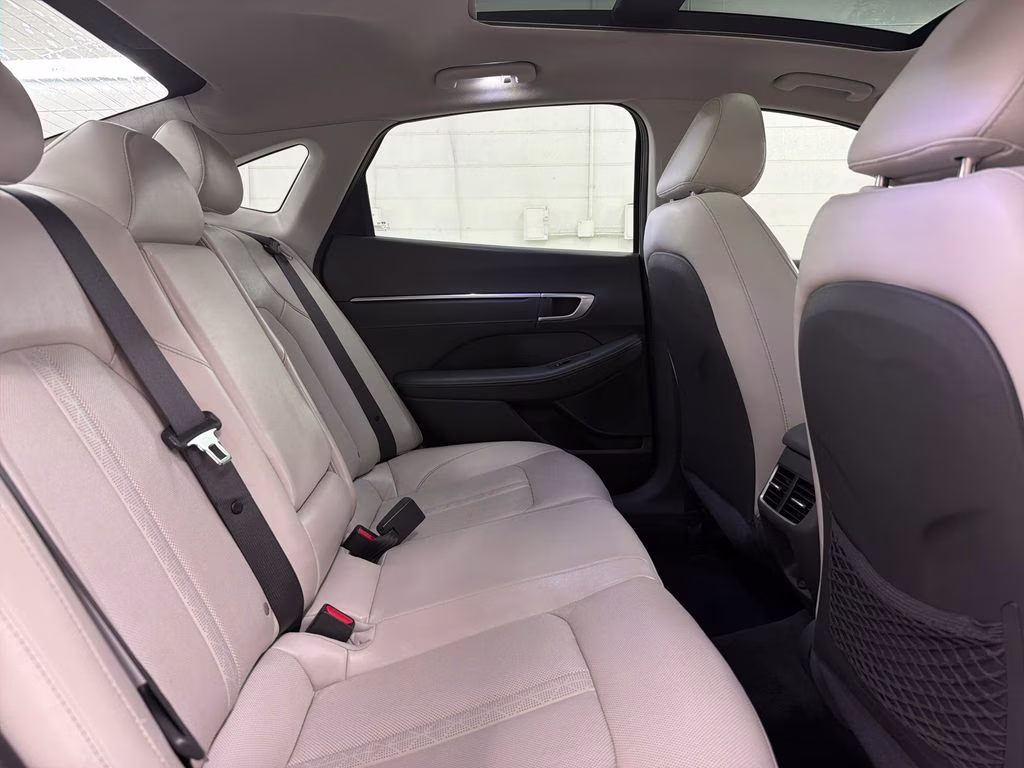 2020 Quartz White Hyundai Sonata Limited FWD Sedan