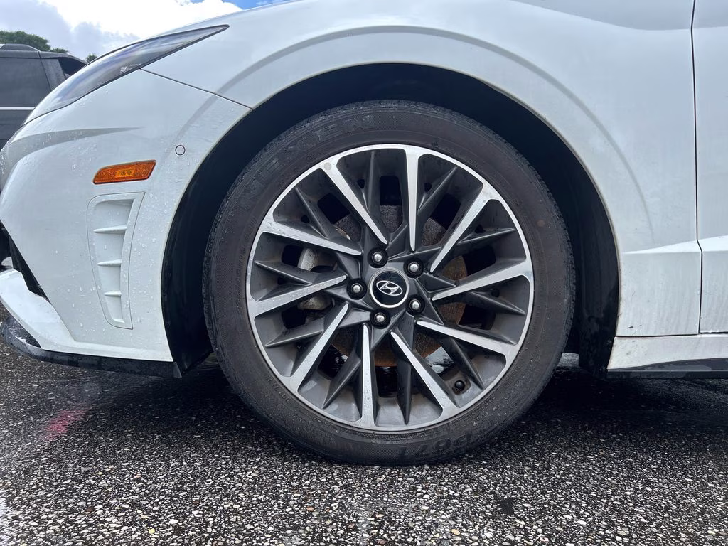 2020 Quartz White Hyundai Sonata Limited FWD Sedan