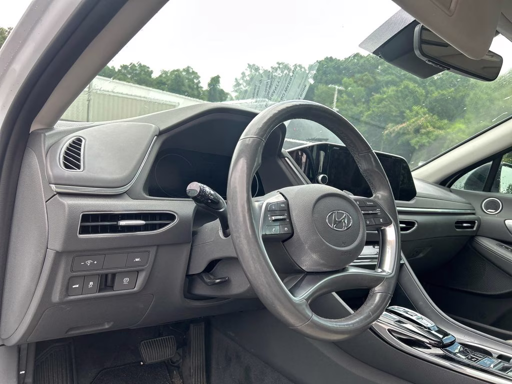 2020 Quartz White Hyundai Sonata Limited FWD Sedan