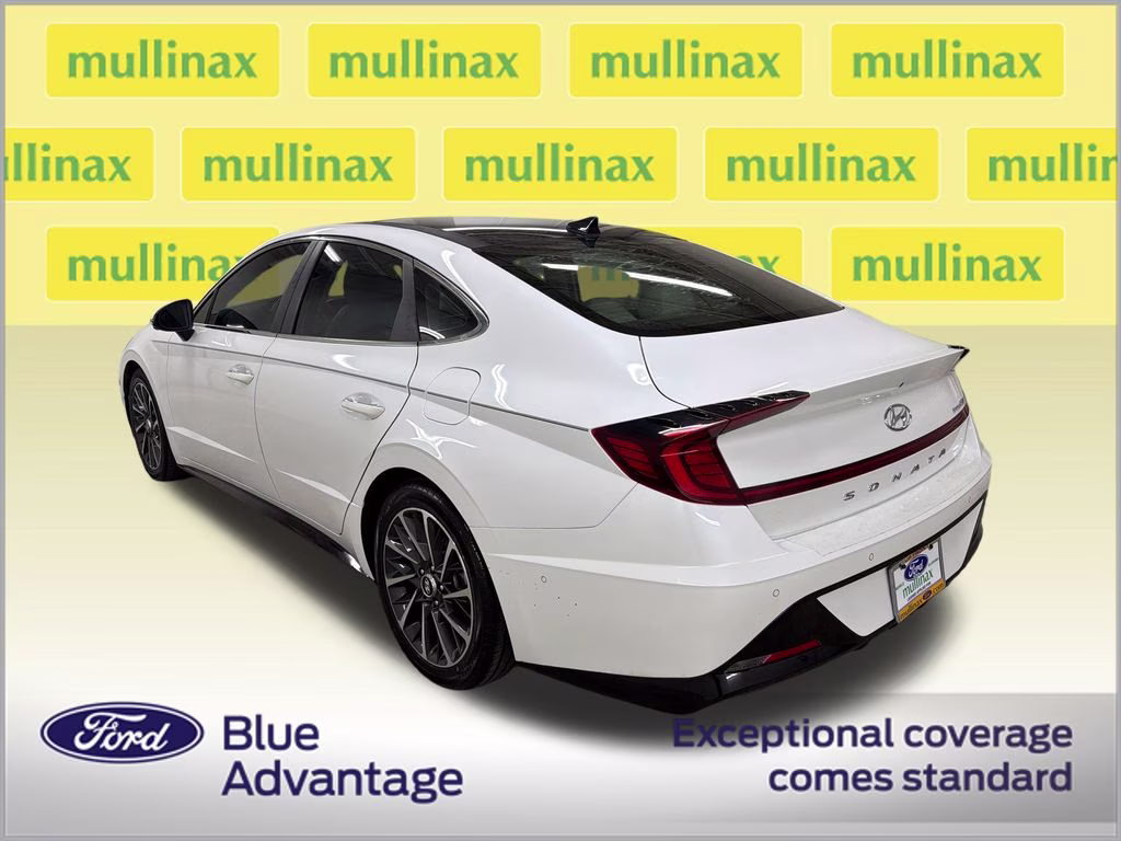 2020 Quartz White Hyundai Sonata Limited FWD Sedan