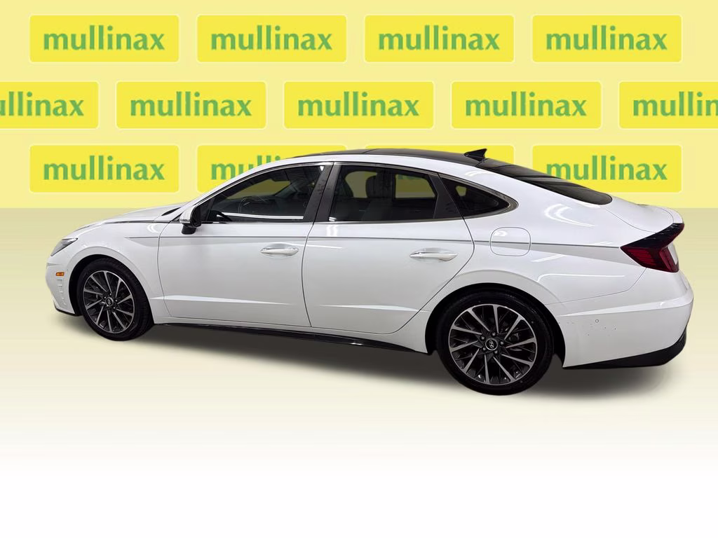 2020 Quartz White Hyundai Sonata Limited FWD Sedan