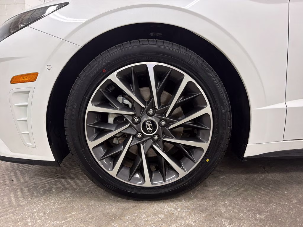 2020 Quartz White Hyundai Sonata Limited FWD Sedan