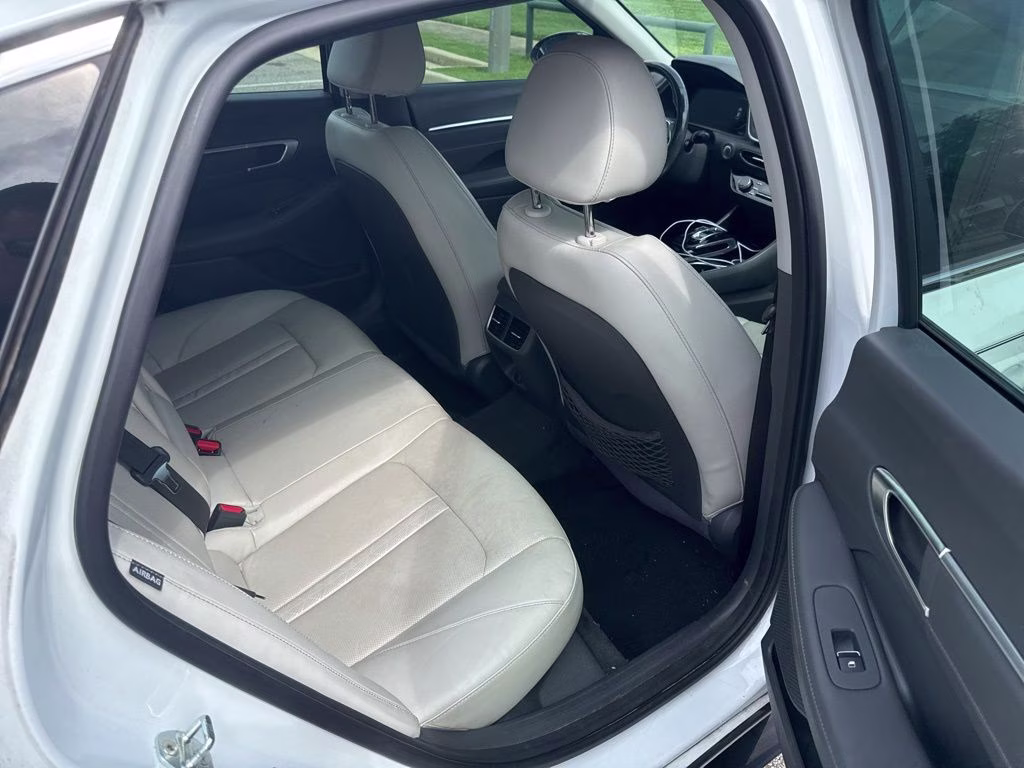 2020 Quartz White Hyundai Sonata Limited FWD Sedan