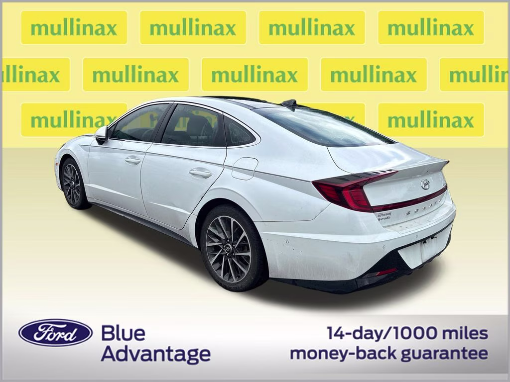 2020 Quartz White Hyundai Sonata Limited FWD Sedan