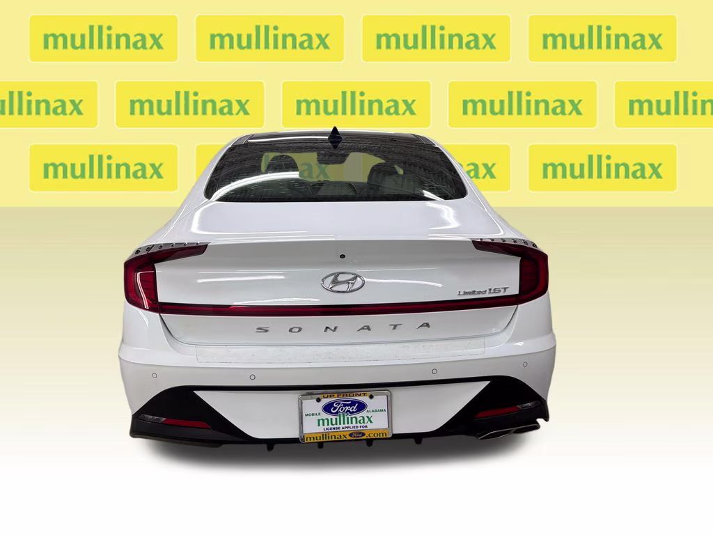 2020 Quartz White Hyundai Sonata Limited FWD Sedan