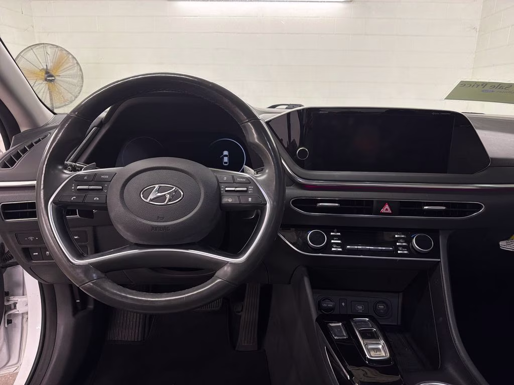 2020 Quartz White Hyundai Sonata Limited FWD Sedan