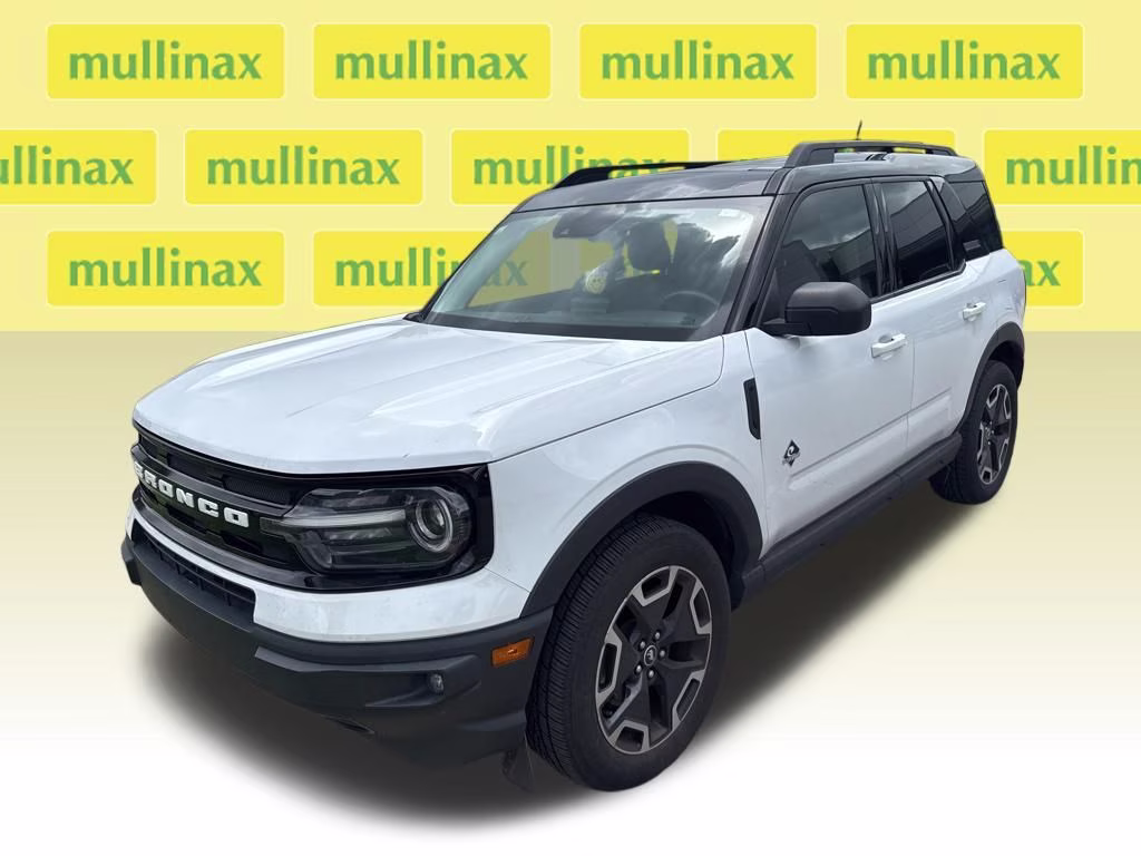 2021 Oxford White Ford Bronco Sport Outer Banks 4X4 SUV
