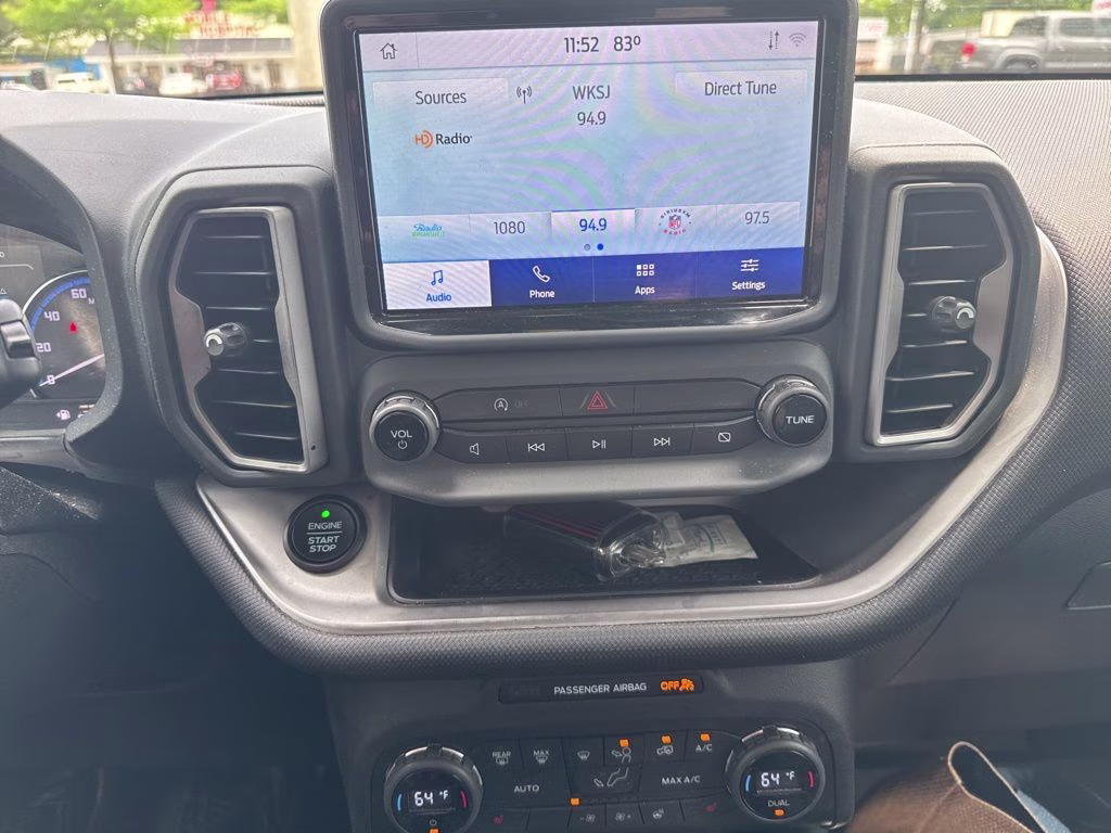 2021 Oxford White Ford Bronco Sport Outer Banks 4X4 SUV