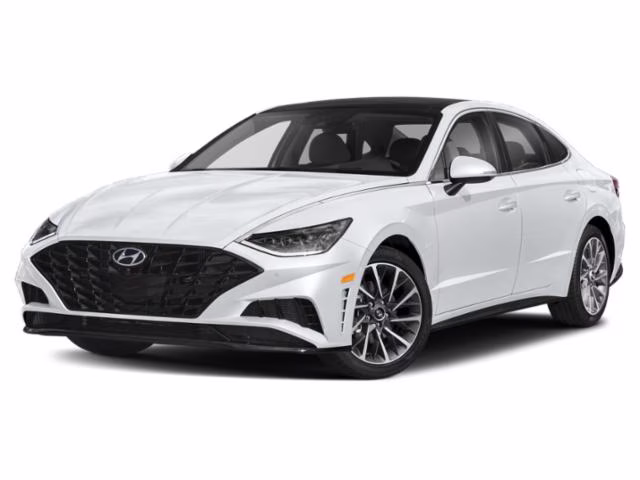 2020 Quartz White Hyundai Sonata Limited FWD Sedan