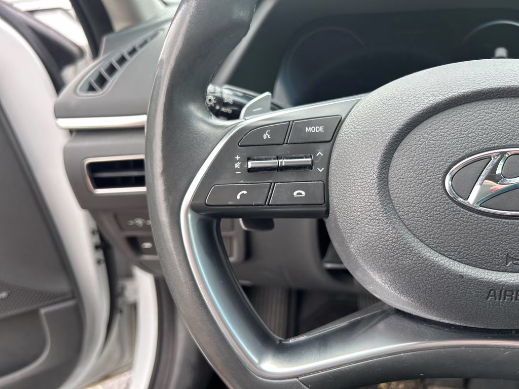 2020 Quartz White Hyundai Sonata Limited FWD Sedan