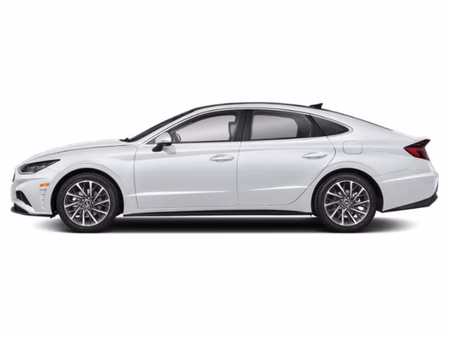 2020 Quartz White Hyundai Sonata Limited FWD Sedan