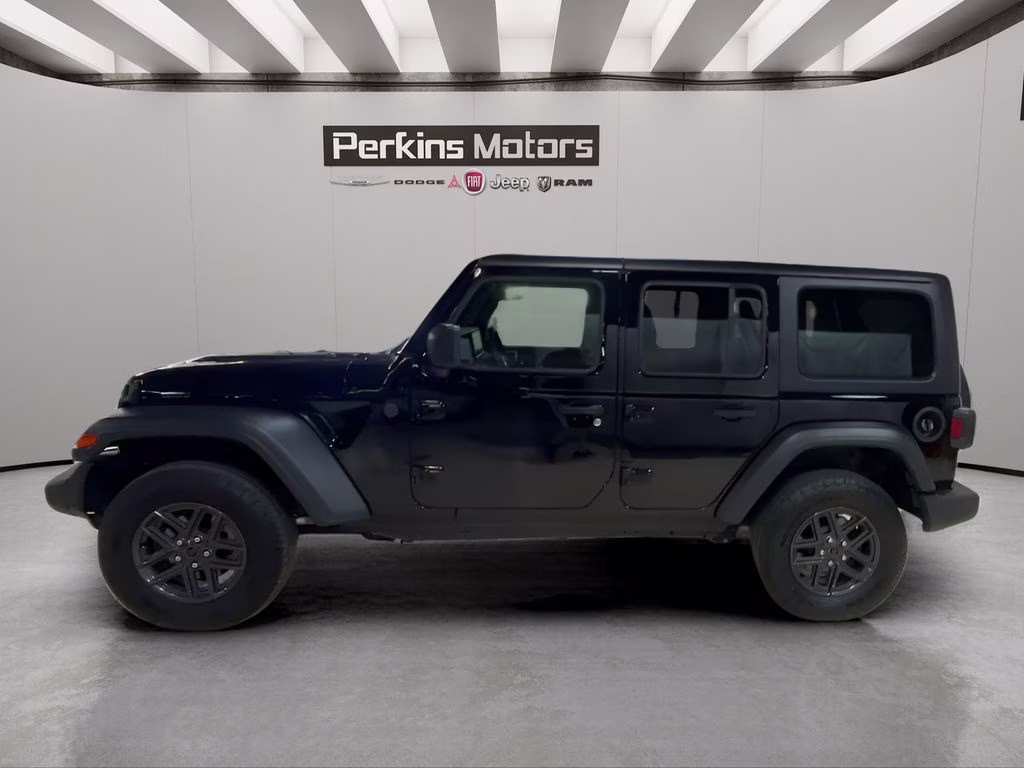 2025 Black Clearcoat Jeep Wrangler Sport S 4X4 SUV