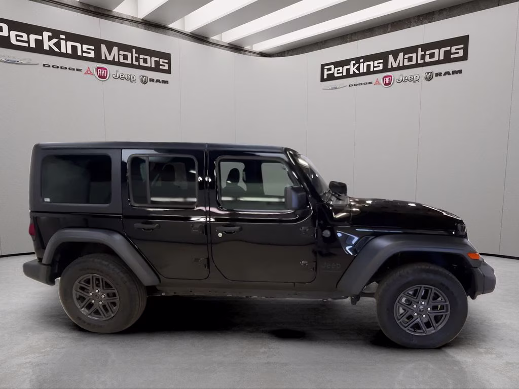 2025 Black Clearcoat Jeep Wrangler Sport S 4X4 SUV