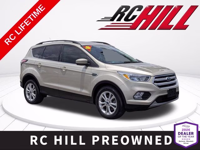 2018 White Gold Metallic Ford Escape SE 4X4 SUV