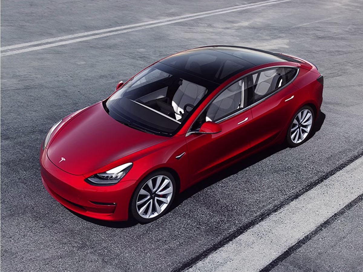 2021 Pearl White Multi-Coat Tesla Model 3 Long Range AWD Sedan