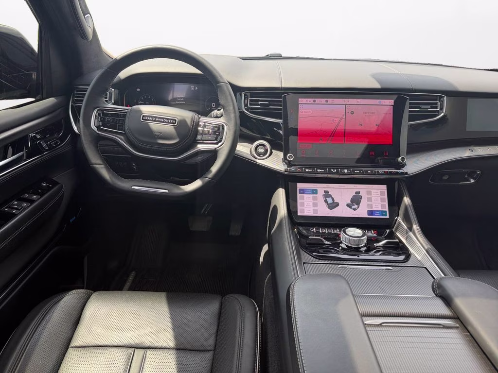 2023 Diamond Black Crystal Pearlcoat Jeep Grand Wagoneer Series II w/Massaging Front Seats & 3 Panel Sun Ro 4X4 SUV