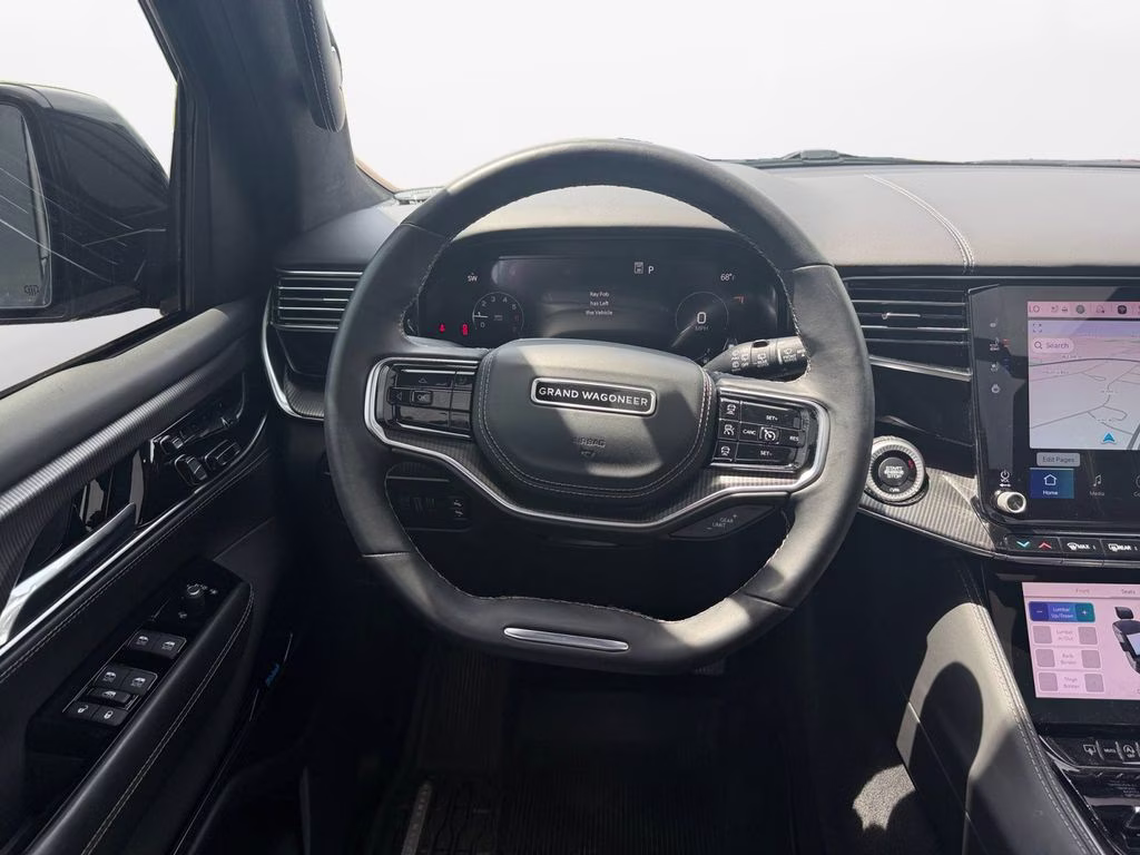 2023 Diamond Black Crystal Pearlcoat Jeep Grand Wagoneer Series II w/Massaging Front Seats & 3 Panel Sun Ro 4X4 SUV