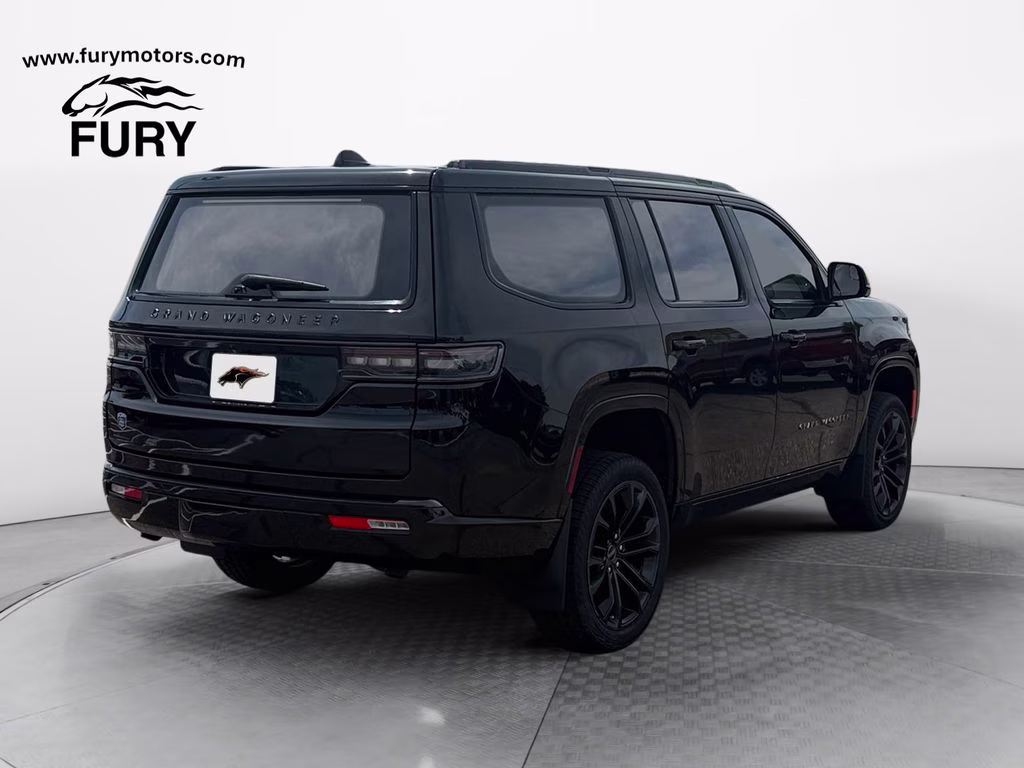 2023 Diamond Black Crystal Pearlcoat Jeep Grand Wagoneer Series II w/Massaging Front Seats & 3 Panel Sun Ro 4X4 SUV