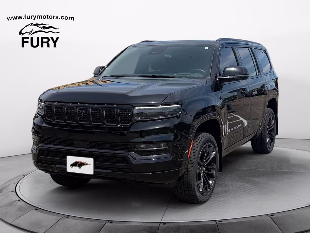 2023 Diamond Black Crystal Pearlcoat Jeep Grand Wagoneer Series II w/Massaging Front Seats & 3 Panel Sun Ro 4X4 SUV