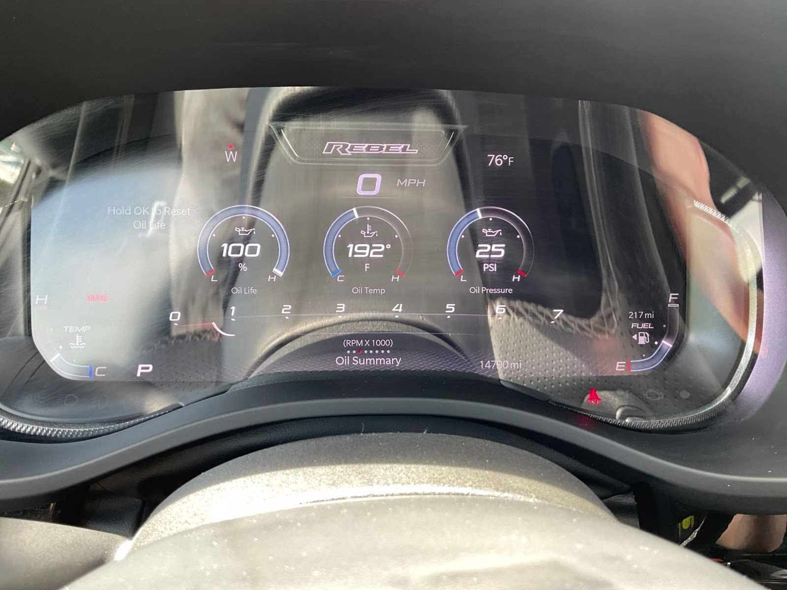 2025 Forged Blue Metallic Ram 1500 Rebel 4X4 Truck