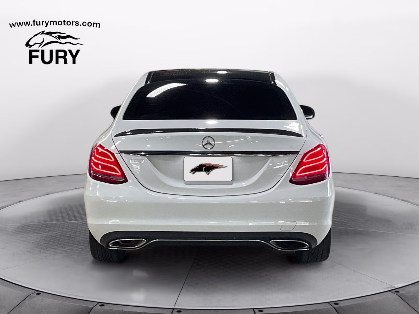 2015 White Mercedes-Benz C-Class C 300 AWD Sedan