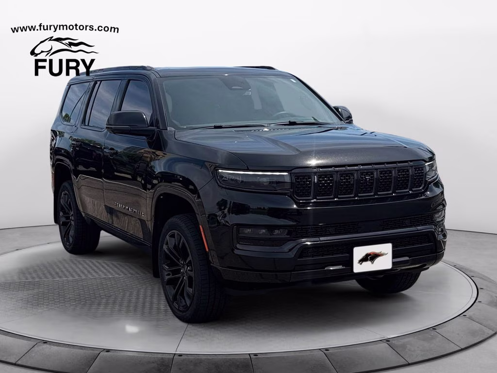 2023 Diamond Black Crystal Pearlcoat Jeep Grand Wagoneer Series II w/Massaging Front Seats & 3 Panel Sun Ro 4X4 SUV