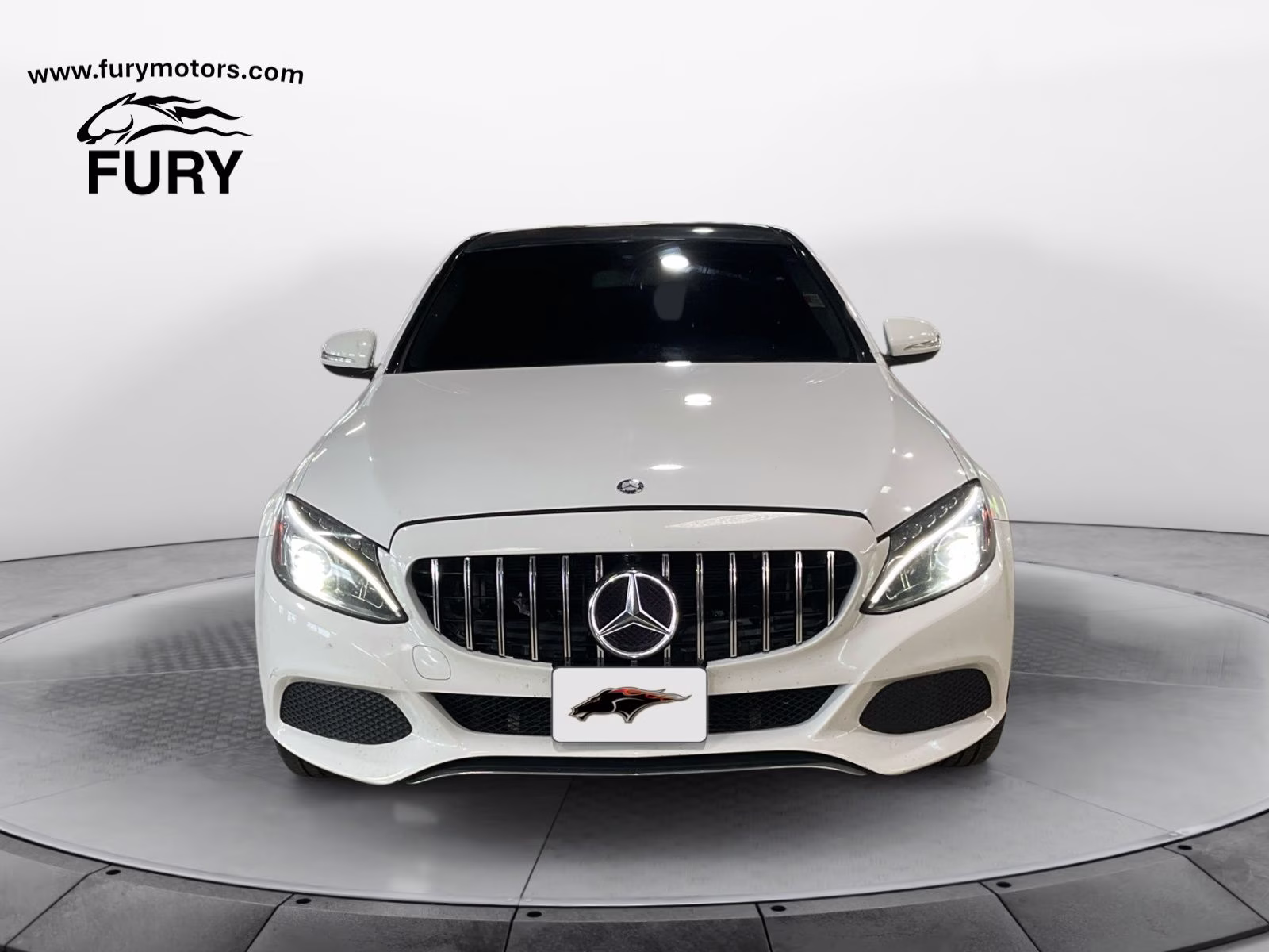 2015 White Mercedes-Benz C-Class C 300 AWD Sedan