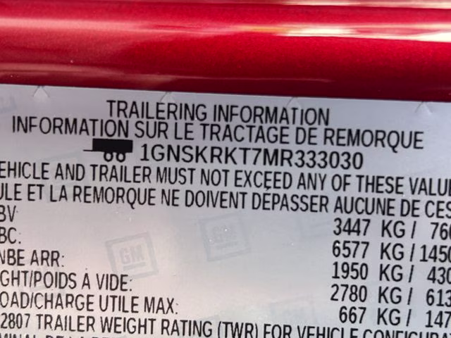 2021 Cherry Red Tintcoat Chevrolet Tahoe RST 4X4 SUV