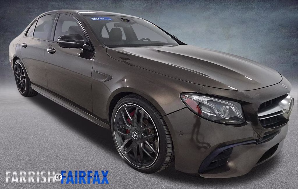 2018 Dakota Brown Metallic Mercedes-Benz E-Class E 63 S AMG AWD Sedan