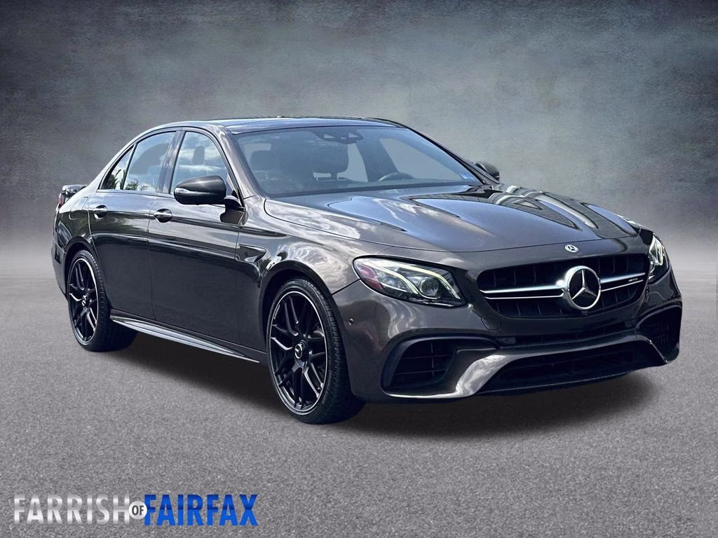 2018 Dakota Brown Metallic Mercedes-Benz E-Class E 63 S AMG AWD Sedan