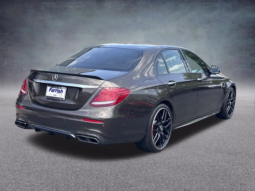 2018 Dakota Brown Metallic Mercedes-Benz E-Class E 63 S AMG AWD Sedan