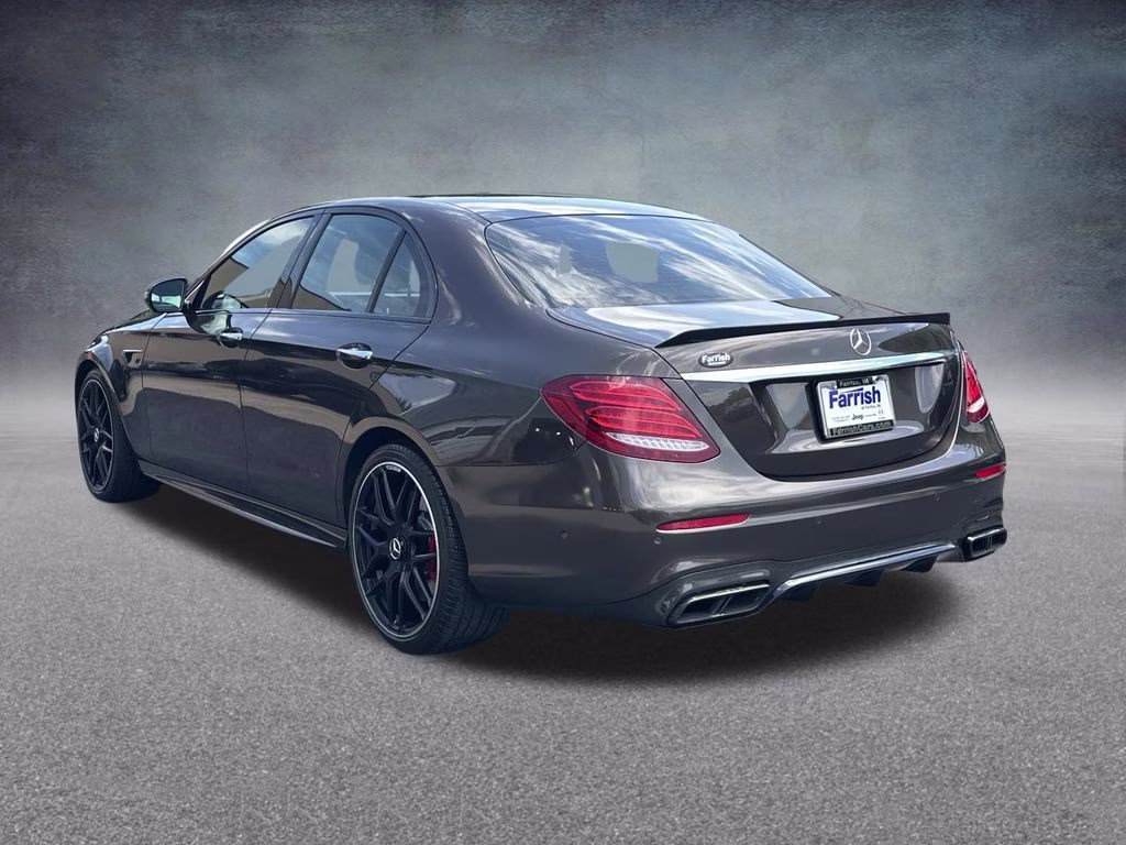 2018 Dakota Brown Metallic Mercedes-Benz E-Class E 63 S AMG AWD Sedan