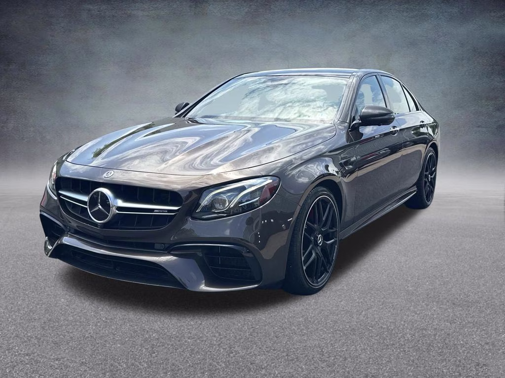 2018 Dakota Brown Metallic Mercedes-Benz E-Class E 63 S AMG AWD Sedan