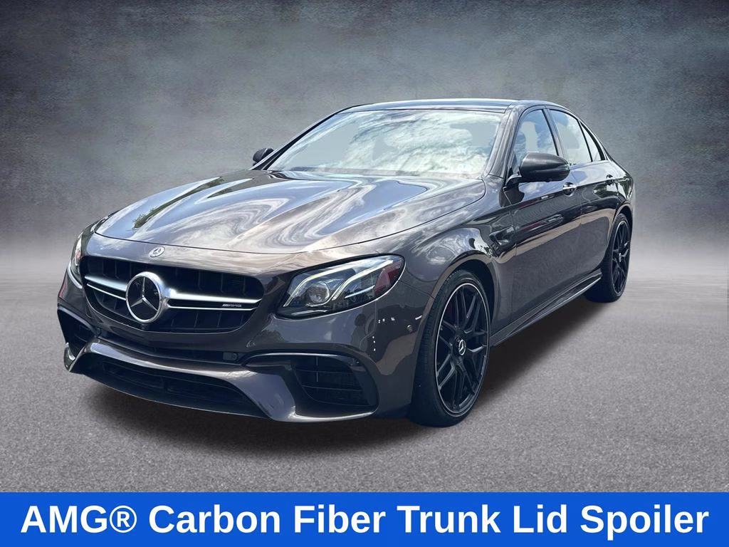 2018 Dakota Brown Metallic Mercedes-Benz E-Class E 63 S AMG AWD Sedan