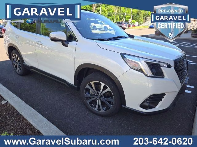 2023 Crystal White Pearl Subaru Forester Limited AWD SUV