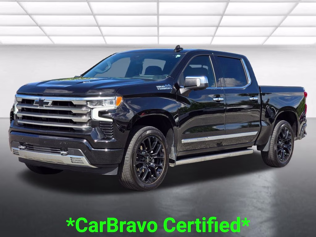 2023 Black Chevrolet Silverado 1500 High Country 4X4 Truck