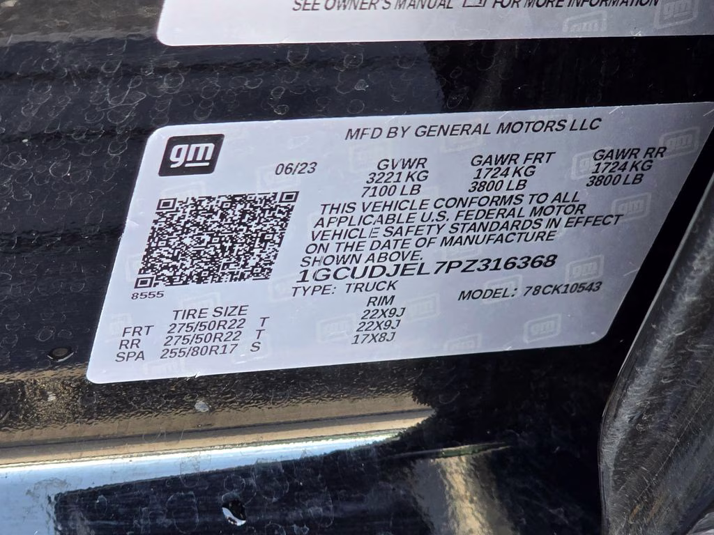 2023 Black Chevrolet Silverado 1500 High Country 4X4 Truck