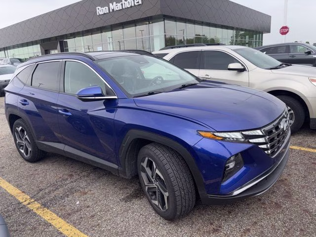 2023 Intense Blue Hyundai Tucson Limited AWD SUV